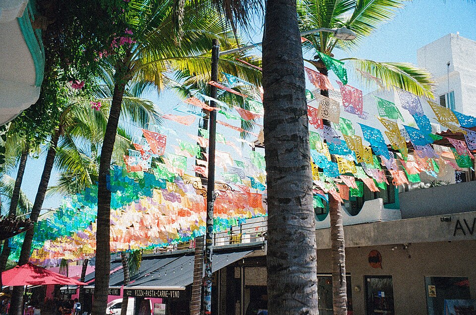 Papel picado in Sayulita